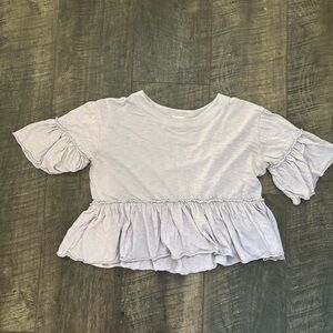 Altar’d State Lavender Ruffle  Top